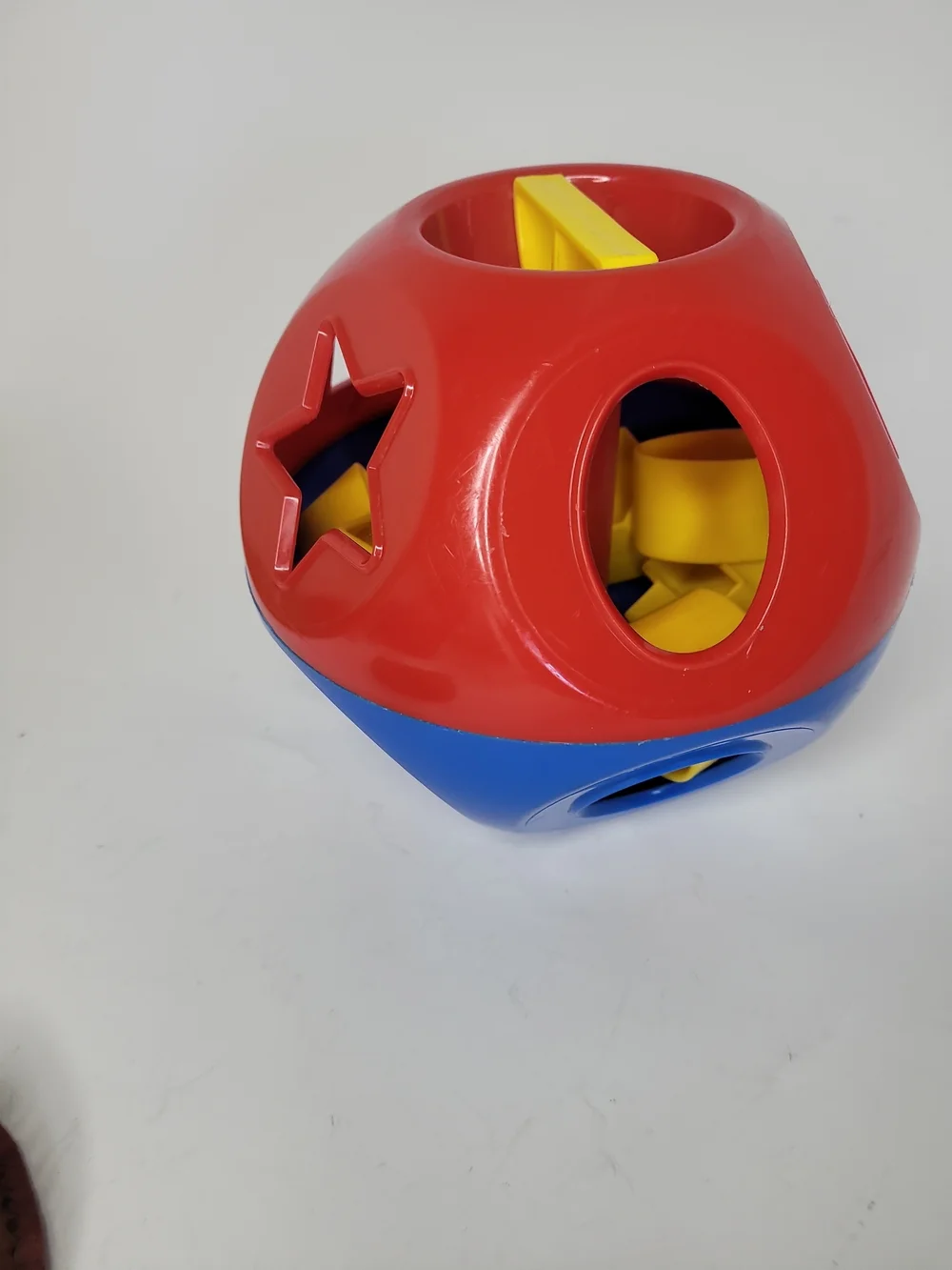 Vintage Tupperware SHAPE-O-BALL Classic Tupper Toys Shape Sorter Complete